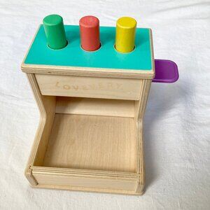 Lovevery Thinker Kit Wooden Peg Drop Montessori Toy 11-12 Months 1 Year Old